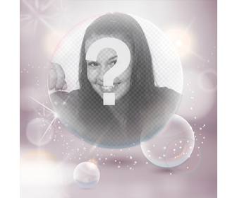 limage profil avec des bulles et des feux clignotants blancs personnaliser votre avatar partir facebook et twitter