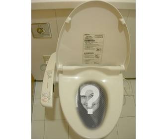 drole photomontage ou mettras ta photo dans un wc chinois ou japonais dissous dans leau toilette
