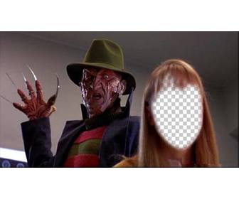 photomontage dune scene nightmare on elm street ou vous pouvez apparaitre