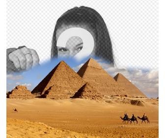 effets pour mettre votre photo dans les pyramides degypte
