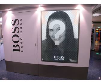 photomontage apparaitre dans une rue hugo boss annonce comme vous etes un modele