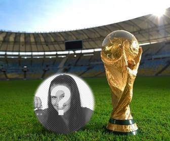 photomontage avec coupe du monde mettre une photo forme boule