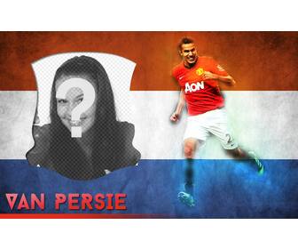 mettez votre photo cote robin persie footballeur neerlandais