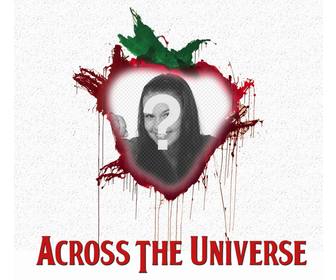 cadre photo pour faire partie across the universe affiche