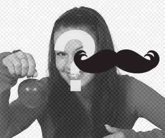 pare-chocs avec mode moustache pour coller vos photos