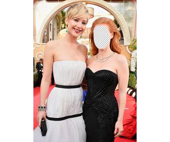 pose avec jennifer lawrence avec ce photomontage voir avec votre photo