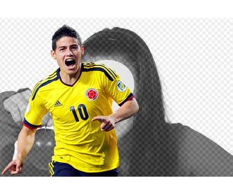 photomontage avec james rodriguez colombie