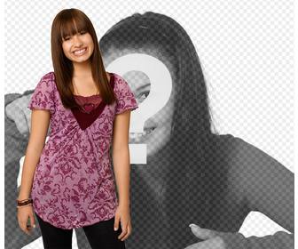 photomontage avec demi lovato dans camp rock 2 posa