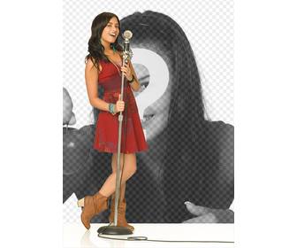 photomontage camp rock 2 avec demi lovato chant chantez demi