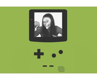 contexte game boy pour vos photos sur un ecran dordinateur creer cette speciale