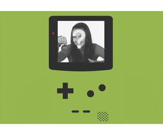 contexte game boy pour vos photos sur un ecran dordinateur creer cette speciale