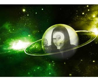 photomontage special pour mettre votre photo sur une planete