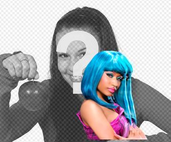 autocollant nicki minaj pour decorer vos photos ligne