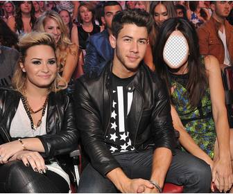 photomontage poser avec joe jonas et demi lovato