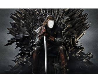 montage photo ned stark dans le trone fer pour ajouter votre visage