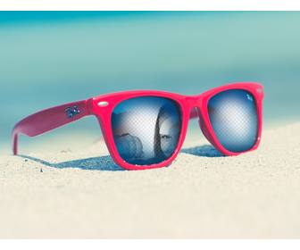 photomontage avec votre photo sur lunettes rayban