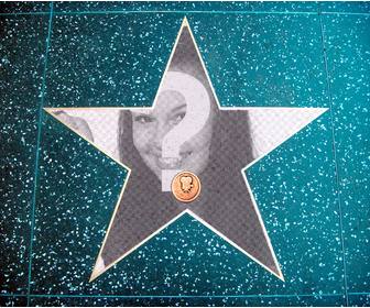 photomontage dans le walk of fame