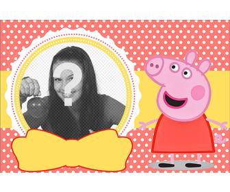 peppa pig collage pour todlers