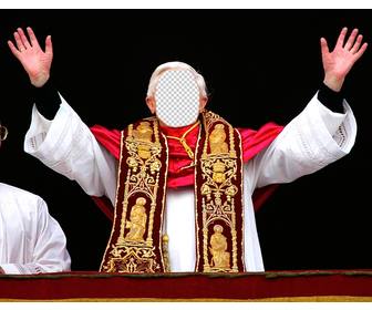 photomontages ligne qui vous permet detre le pape