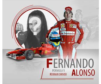 cadre photo fernando alonso