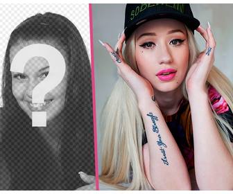 photomontage avec iggy azalea