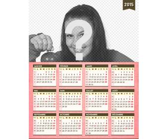 customized 2015 calendrier annuel
