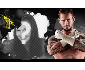 collage pour vos photos avec cm punk