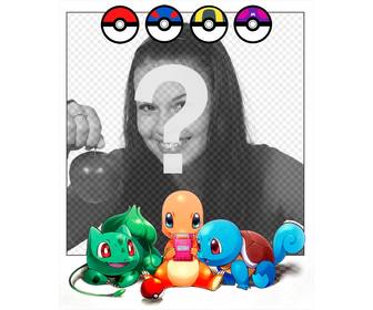 Cadre Pokémon photo - Photoeffets