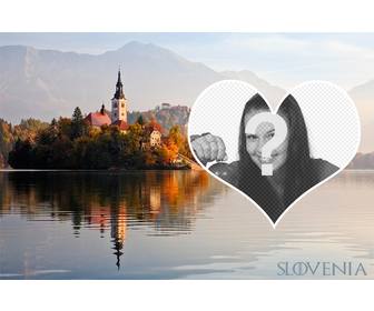 carte postale slovenie pour decorer votre photo