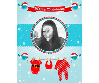 carte joyeux noel parfait pour photo dun enfant