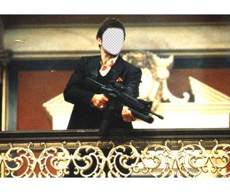 modele avec tony montana dans scarface pour faire un montage avec votre