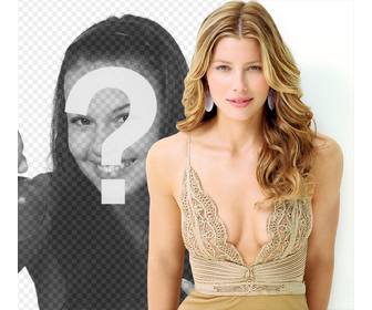 photomontage mettre votre photo cote jessica biel