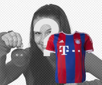 autocollant dun t-shirt bayern munich