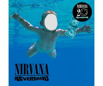 photomontage avec pochette du cd nirvana pour modifier