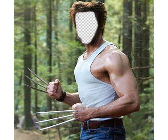 devenir dans wolverine du film x-men avec ce montage corps commutateur