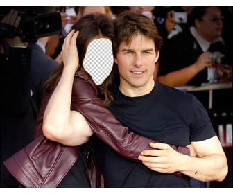 photomontage dediter et pose embrasser lacteur tom cruise