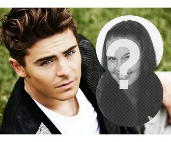 voulez-vous sortir avec zac efron photomontage mettre ligne votre photo avec lacteur zac efron