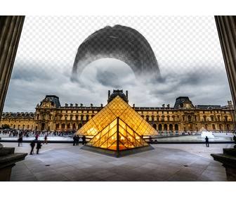musee du louvre paris postal personnaliser avec votre photo
