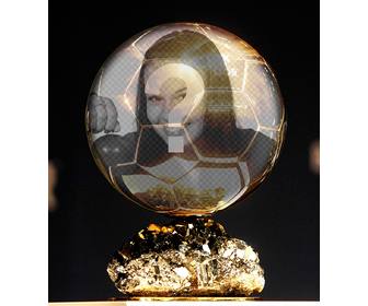 photomontage avec ballon dor mettre votre photo