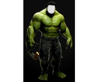 incredible hulk photomontages pour mettre votre