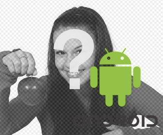 android logo autocollant pour vos photos
