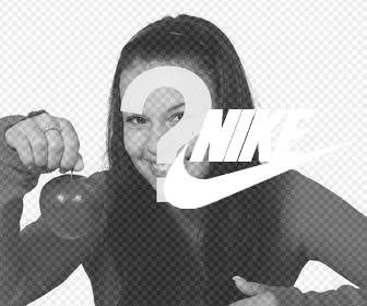 autocollant du logo nike mettre sur vos photos