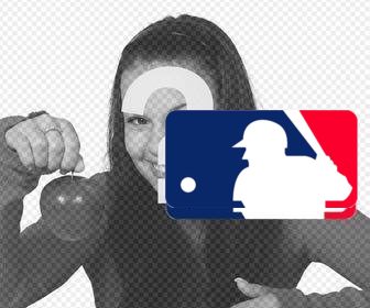 autocollant logo major league baseball pour votre photo