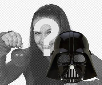 autocollant du masque darth vader mettre sur vos photos