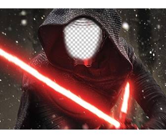 photomontage kylo ren pour mettre votre photo sur son visage