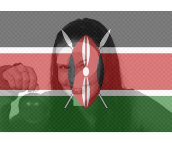 filtre drapeau du kenya mettre sur votre photo profil