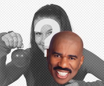 autocollant du visage steve harvey mettre sur vos photos