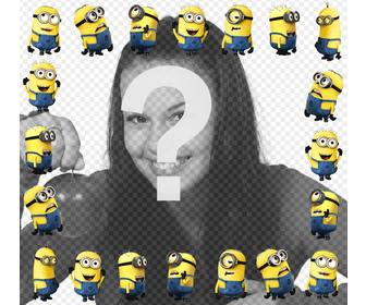 cadre dimage gratuit avec les minions telecharger une photo