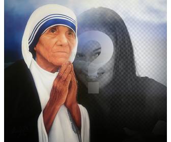 effet photo mere teresa calcutta pour votre photo