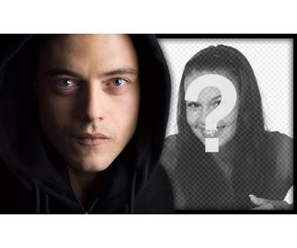 vous etes un fan serie mr robot puis telecharger votre photo cet effet effet